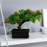 Бонсай в горшке "Дерево жизни" 11,5х15 см, микс Бонсай в горшке "Дерево жизни" 11,5х15 см, микс