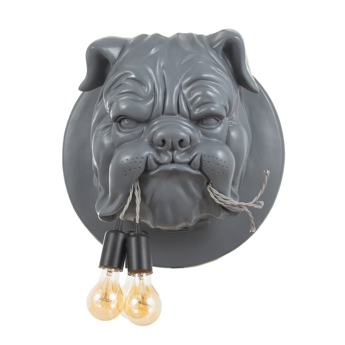 Бра "Бульдог" 3хЕ27 40Вт серый 51,5х51,5х32см