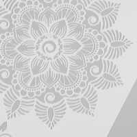 Трафарет пластик "Мандала" 21х29,7 см