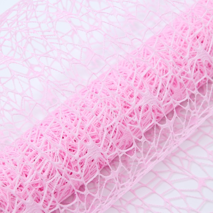 Сетка для цветов "Крошет", розовый, 0,5 х 4,5 м