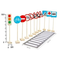 Игровой набор &laquo;&lrm;Знаки дорожного движения&raquo;&lrm;