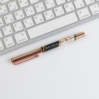 Ручка металл с колпачком &laquo;Россия как искусство&raquo;, фурнитура золото