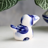 Сувенир &laquo;Ворона&raquo;, 4,5 см, гжель