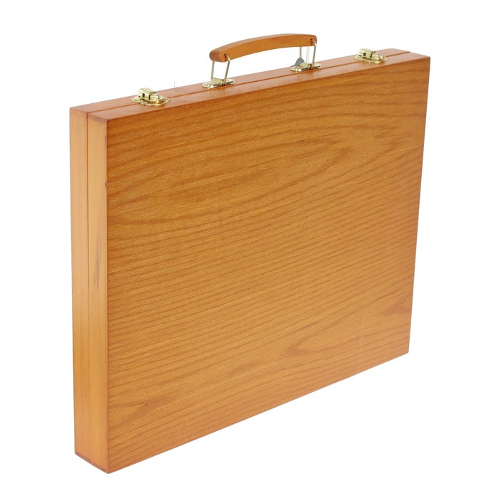 Набор для рисования в деревянном пенале Набор для рисования в деревянном пенале