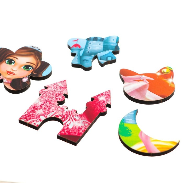 Пазл деревянный фигурный &laquo;Настоящая принцесса&raquo;, 68 элементов