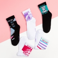 Набор носков &laquo;Принцессы&raquo;, Disney, 5 пар, 20-22 см