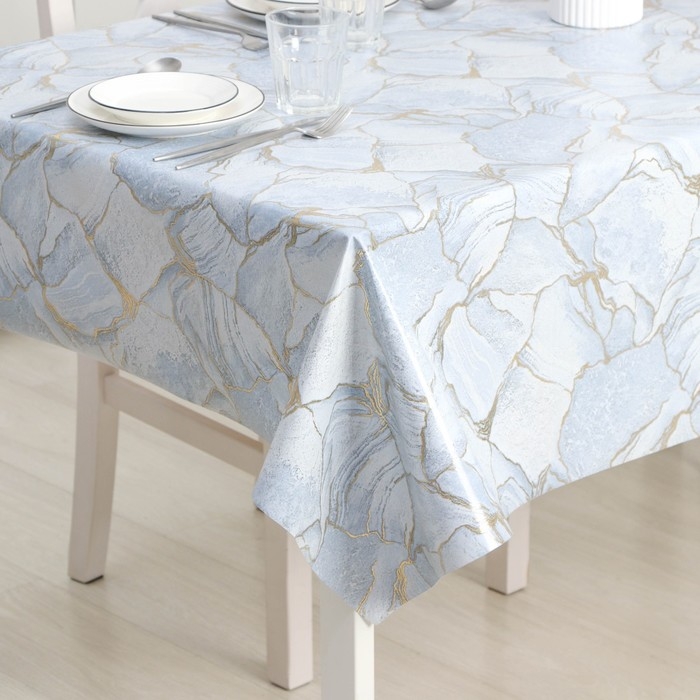 Клеёнка на стол &laquo;К Луизе&raquo;, на тканевой основе, рулон 20 метров, ширина 137 см