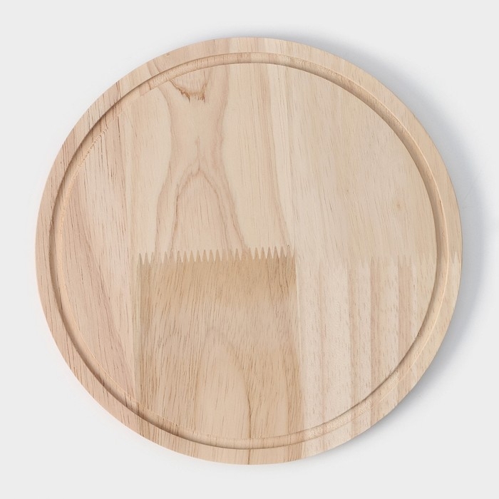 Доска разделочная Magistro «Дубрава», d=20 см, дуб Доска разделочная Magistro «Дубрава», d=20 см, дуб