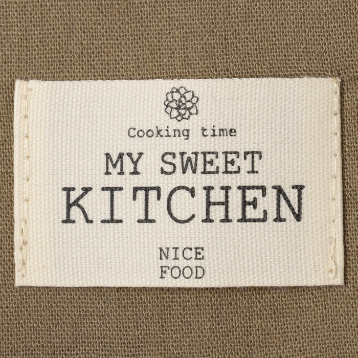 Полотенце Этель ECO, цв. оливковый, 40х68/+-2 см, 70% хл, 30% лён, 190 г/м2