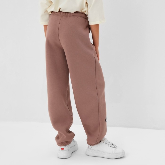 Брюки для девочки MINAKU: CRUSH, цвет тёмно-розовый, рост 104 см