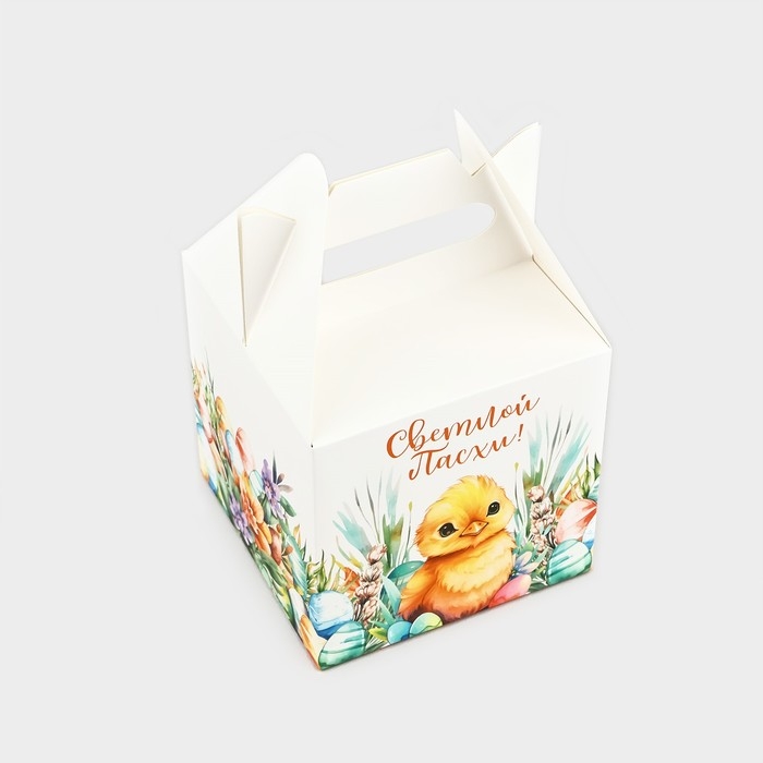 Коробка складная &laquo;Светлой Пасхи!&raquo;, 14 х 14 х 14 см