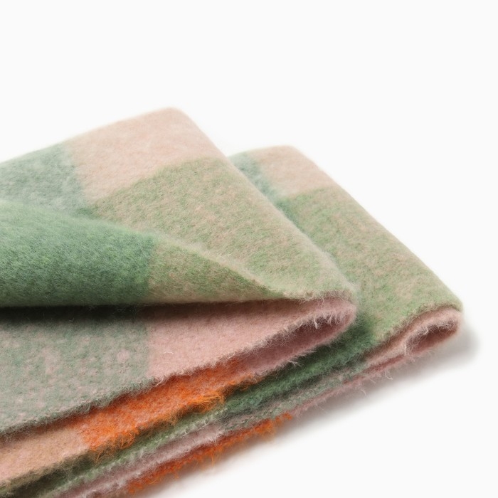 Шарф зимний объемный с кистями MINAKU клетка 210*38+18 см Шарф зимний объемный с кистями MINAKU клетка 210*38+18 см