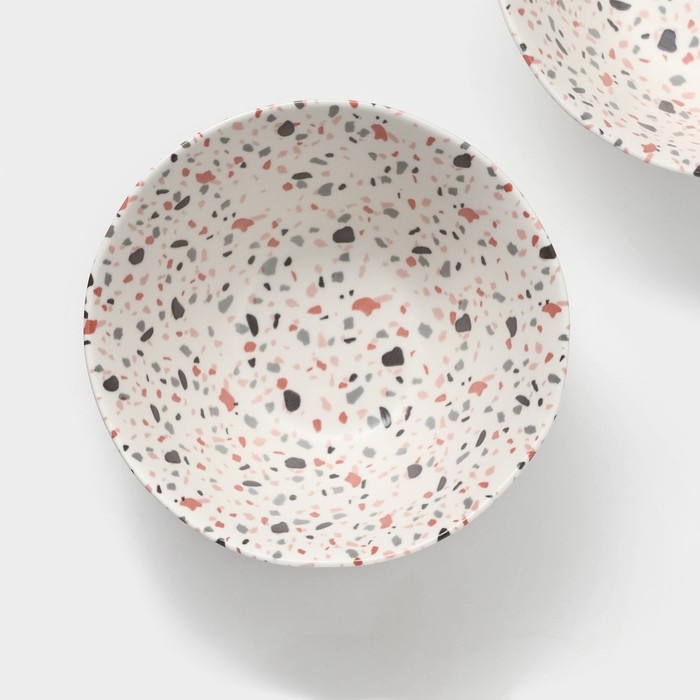 Набор салатников фарфоровых Magistro Terazzo, 1,4 л, 20×9 см, 2 шт Набор салатников фарфоровых Magistro Terazzo, 1,4 л, 20×9 см, 2 шт