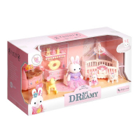 Игровой набор «Зайчик: детская комната» с набором мебели, питомцем и аксессуарами, МИКС Игровой набор «Зайчик: детская комната» с набором мебели, питомцем и аксессуарами, МИКС