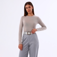 Ремень женский, ширина 4 см, цвет белый Ремень женский, ширина 4 см, цвет белый