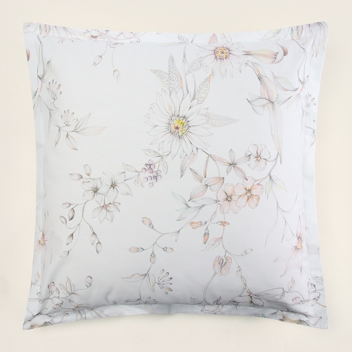 Набор наволочек SL Home Floral cover 70*70+3 см - 2 шт, сатин, 140 гр/м2, 100% хлопок Набор наволочек SL Home Floral cover 70*70+3 см - 2 шт, сатин, 140 гр/м2, 100% хлопок