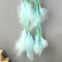 Ловец снов "Паутинка с жемчужинами" d=11 см светло-зелёный 40 см Ловец снов "Паутинка с жемчужинами" d=11 см светло-зелёный 40 см