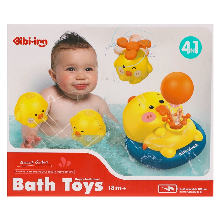 Фонтанчик для ванны &laquo;Утёнок&raquo;, с насадками