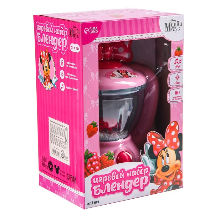 Игровой набор &laquo;Блендер&raquo;, Минни Маус, звук, свет