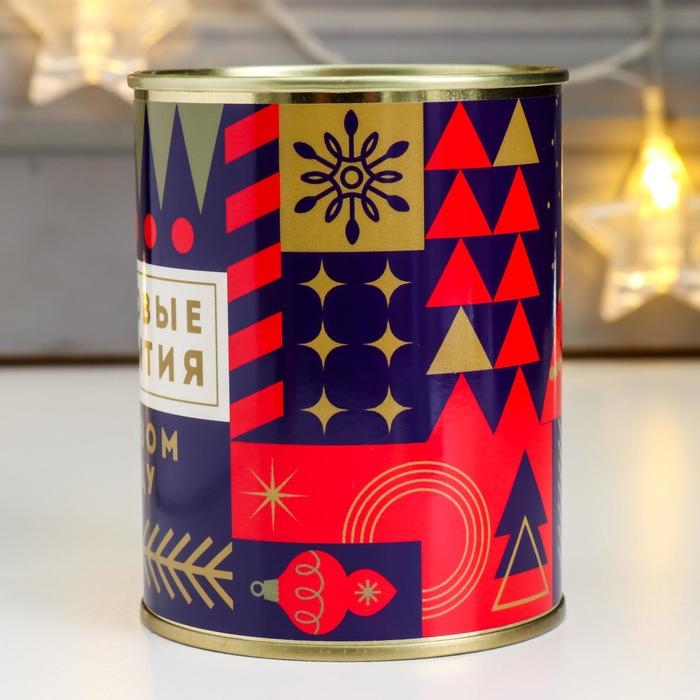 Копилка-подарок металл Копилка-подарок металл "На новые события в новом году"