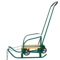 Санки &laquo;Ветерок 7 универсал&raquo;, цвет зелёный