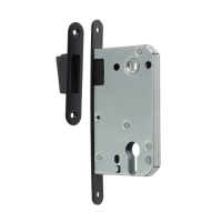 Защелка врезная магнитная, под цилиндр LOCKLAND ZLK6BL, цвет черный Защелка врезная магнитная, под цилиндр LOCKLAND ZLK6BL, цвет черный