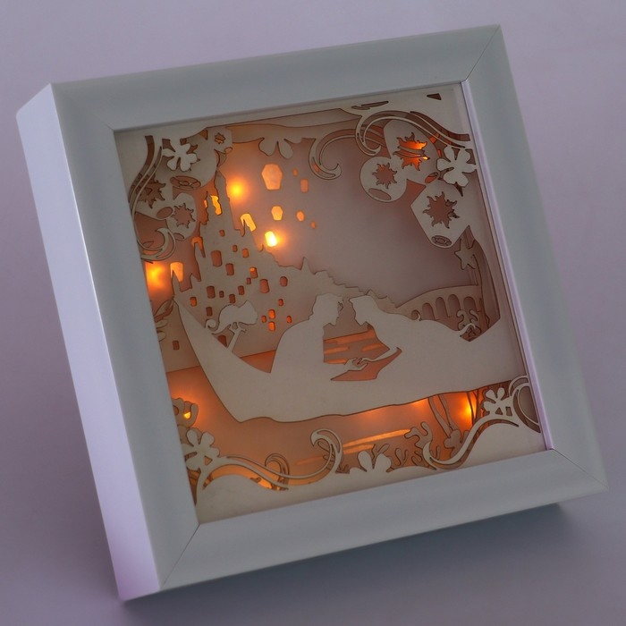 Набор для творчества &laquo;Многослойный ночник&raquo;, Disney, Рапунцель, сборный, 3+