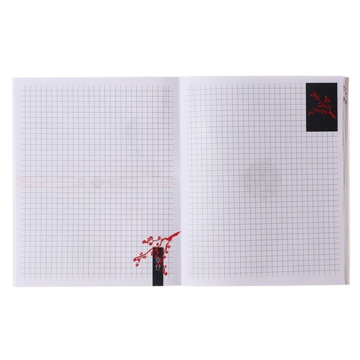 Тетрадь 48 листов в клетку Calligrata TOP Тетрадь 48 листов в клетку Calligrata TOP "Аниме. Ч/б", обложка мелованный картон, матовая ламиниция, выборочный УФ-лак, дизайн внутреннего блока, офсет