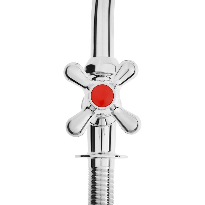 Моносмеситель ZEIN Z10, кран-букса 1/2" латунь, пластик, без подводки, хром