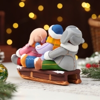 Ковровская игрушка "Дети на санках", керамика Ковровская игрушка "Дети на санках", керамика