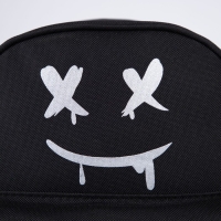 Рюкзак школьный текстильный c карманом &laquo;Х Х&raquo;, светоотр. элементы, 27х23х10 см