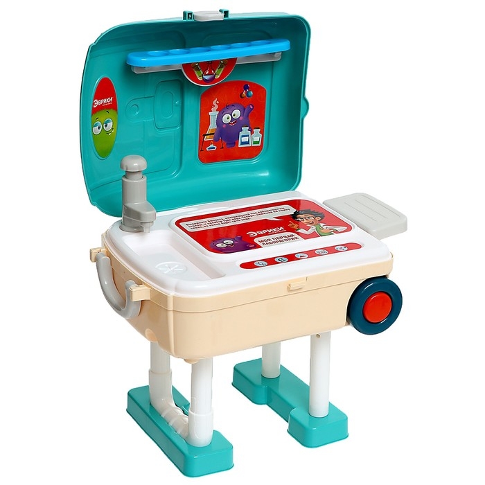 Набор для опытов «Моя первая лаборатория. Новый год», стол 3 в 1, 60 опытов Набор для опытов «Моя первая лаборатория. Новый год», стол 3 в 1, 60 опытов