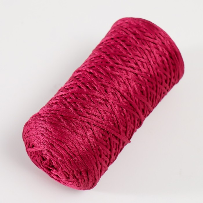 Шнур для вязания 100% полиэфир 1мм 200м/75&plusmn;10гр (28-слива)