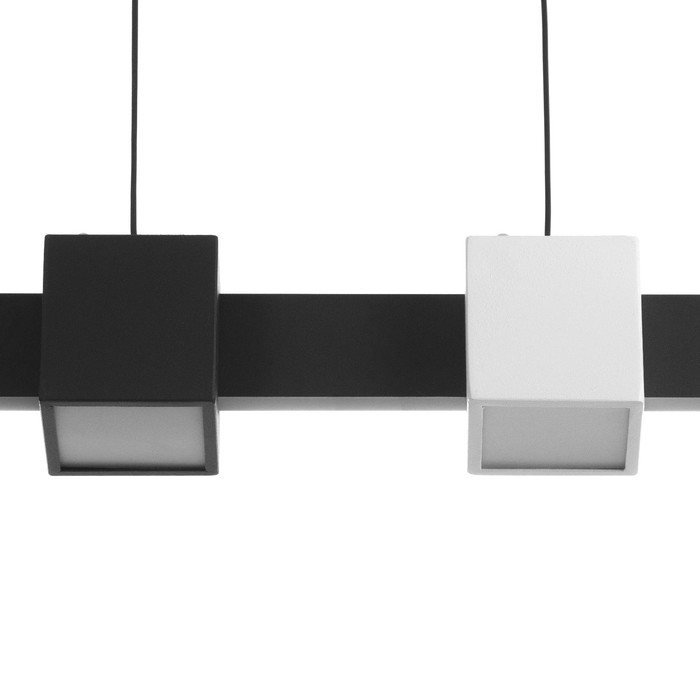 Светильник с ПДУ Светильник с ПДУ "Наоми" LED 18Вт 3000-6000К бело-черный 100х100 см