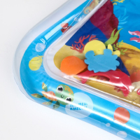 Акваковрик надувной развивающий водный коврик &laquo;Морские жители&raquo;, 65x50 см, Крошка Я