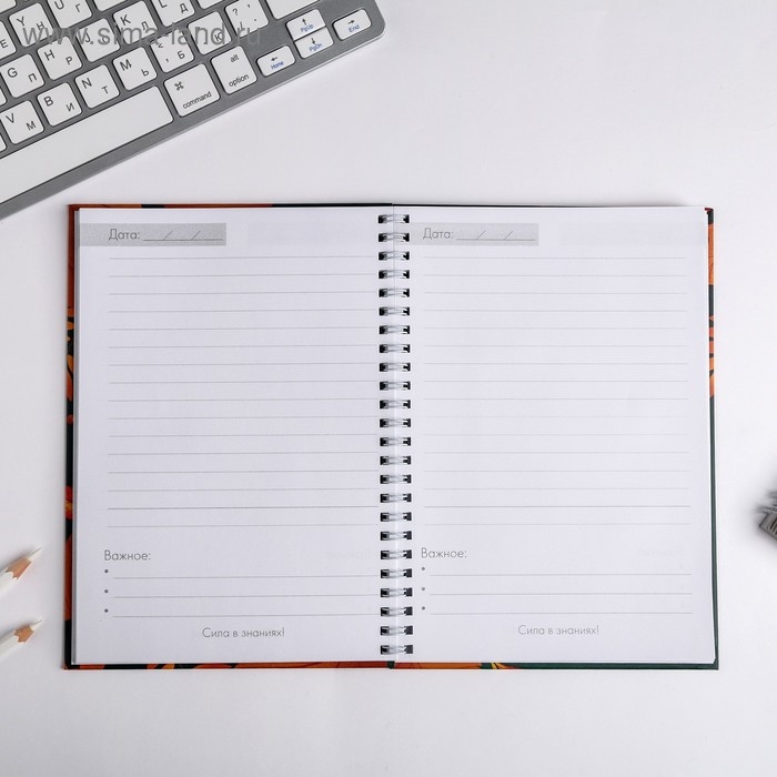 Ежедневник на гребне «Лучшему учителю», формат А5, 60 листов Ежедневник на гребне «Лучшему учителю», формат А5, 60 листов