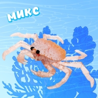 Игрушка-тянучка &laquo;Краб&raquo;, с силиконовыми лапками, МИКС
