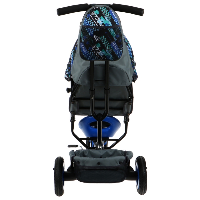 Велосипед трёхколёсный Vivat 1, принт скорость, синий Велосипед трёхколёсный Vivat 1, принт скорость, синий