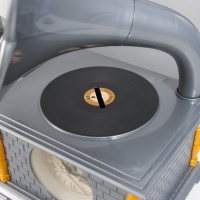 Настольная лампа "Граммофон" E14 10Вт серый 14,5х12,3х24,5 см RISALUX Настольная лампа "Граммофон" E14 10Вт серый 14,5х12,3х24,5 см RISALUX