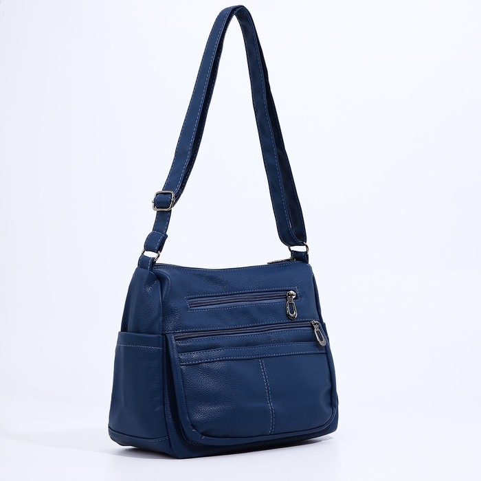 Сумка-мешок на молнии, цвет синий Сумка-мешок на молнии, цвет синий