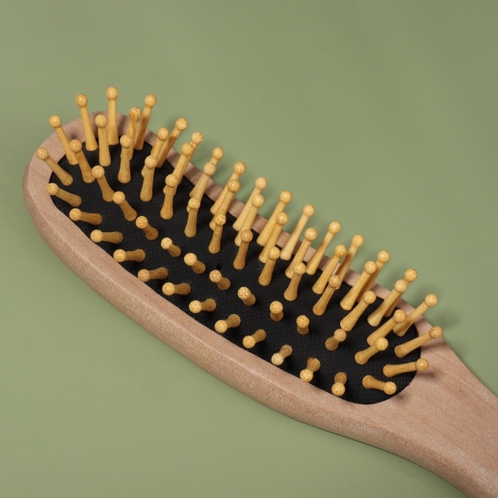 Расчёска массажная, деревянная, 5 × 22 см, цвет «светлое дерево» Расчёска массажная, деревянная, 5 × 22 см, цвет «светлое дерево»