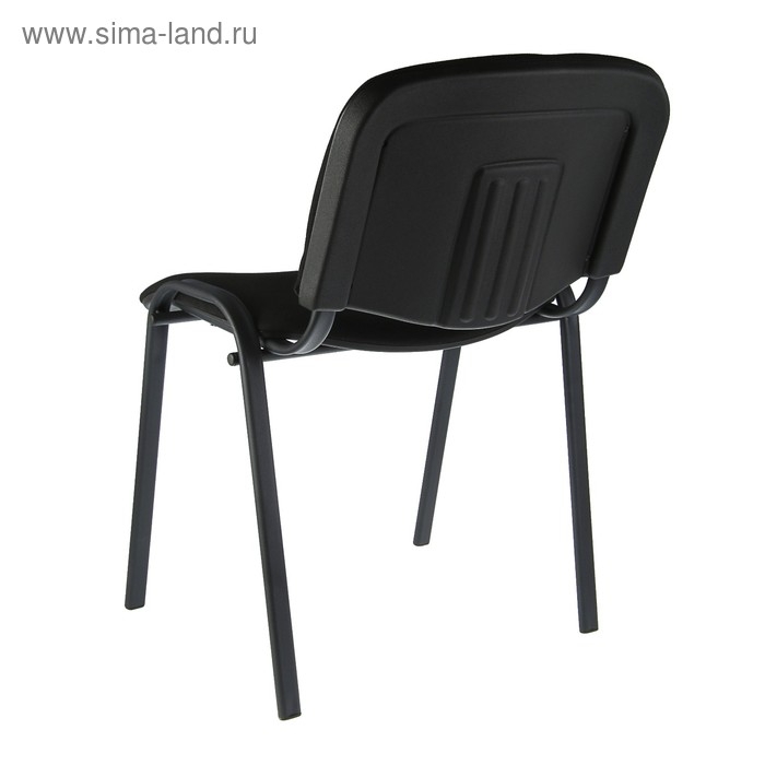 Стул "ИЗО", каркас чёрный, обивка ткань чёрная