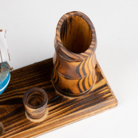 Набор настольный "Корабль" с карандашницей 22*7*15см Набор настольный "Корабль" с карандашницей 22*7*15см