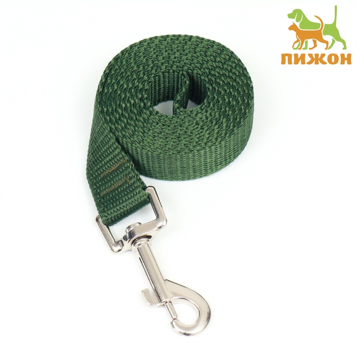 Поводок 1,2 м х 2 см, зелёный Поводок 1,2 м х 2 см, зелёный
