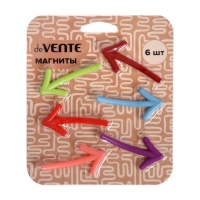 Магниты для досок с дизайном 60 мм, 6 штук, deVENTE Arrows, блистер Магниты для досок с дизайном 60 мм, 6 штук, deVENTE Arrows, блистер