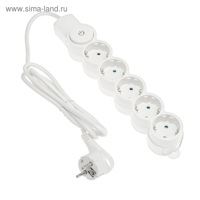 Сетевой фильтр Duwi, 5 розеток 1.5 м, с з/к, с выкл., шторками, цвет слоновая кость Сетевой фильтр Duwi, 5 розеток 1.5 м, с з/к, с выкл., шторками, цвет слоновая кость