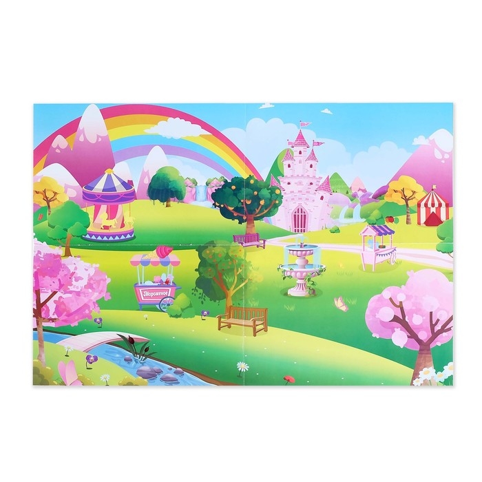 Активити книга «Волшебный мир пони», 12 стр., с наклейками и игрушкой Активити книга «Волшебный мир пони», 12 стр., с наклейками и игрушкой