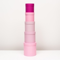 Набор шляпных коробок 5 в 1 «Феерия», 23 х 23 — 15 х 15 см Набор шляпных коробок 5 в 1 «Феерия», 23 х 23 — 15 х 15 см