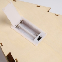 Светодиодная фигура &laquo;Олень с подарками&raquo; 20 &times; 30 &times; 5.5 см, дерево, батарейки AAAх2 (не в комплекте), свечение тёплое белое