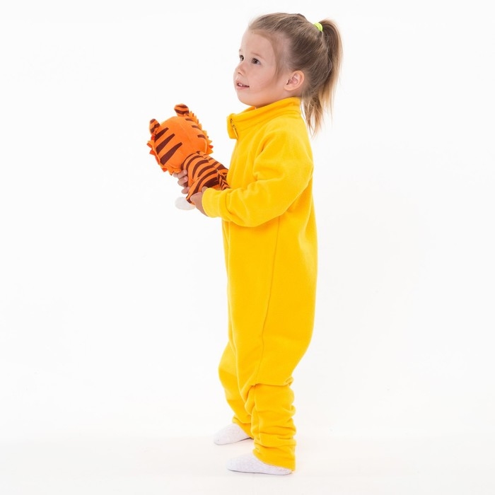 Комбинезон детский, цвет жёлтый, рост 86-92 см